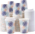 Tamone 100 PACK 12OZ Disposable Coffee Cups by InjectingCreativityandBeautyintoModernLife