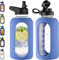 CIVAGO 64 oz Glass Water Bottle by CIVAGO