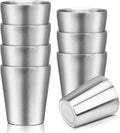 Insulated Stainless Cup, 10 oz Insulated Tumbler, 8 Pack Double Wall by Offiper
