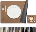 Vinyl Placemats Set of 4, Dual Sided Place Mats by Banchif