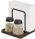 Mkono Napkin Holder for Table Farmhouse Wooden Napkin Dispenser, Rustic Wood by Mkono