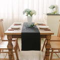 2 Piece Fabric in 1 Dinning Table Runner 12 x 48 Inches Farmhouse Kitchen by NATUS+WEAVER