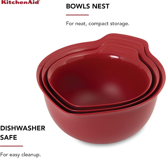 KitchenAid Universal Mixing Bowls, Empire Red - Image 4