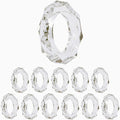 ALPHA Living HOME Transparent Acrylic Napkin Rings by ALPHALivingHOME