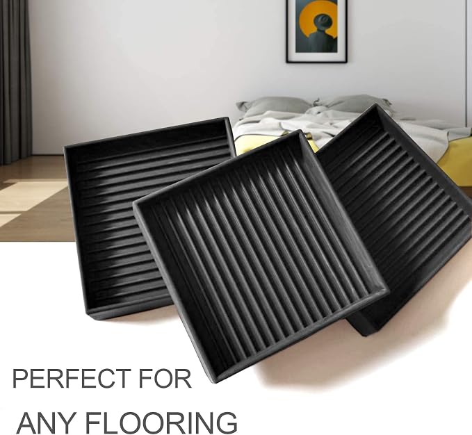 Non Slip Furniture Pads for Hardwood Floors -8 Pcs 3” Furniture Coasters Cups - Image 2