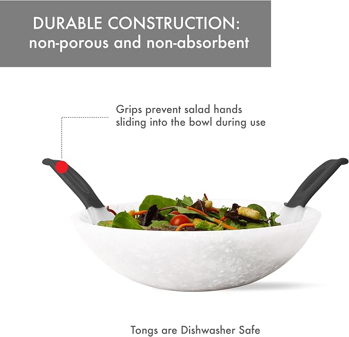Dexas Long Handled Salad Hands, BPA-Free Salad Tossing and Serving Tools - Image 5