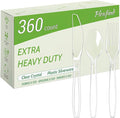 Pleafind 360 Count Plastic Silverware by Pleafind