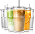SoulTimes 20oz Wave Ribbed Glass Tumbler by SoulTimes