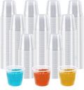 Clawsoff 1000 Pack 1 oz Plastic Cups Clear Disposable Small Medicine Cups | by BuyNow