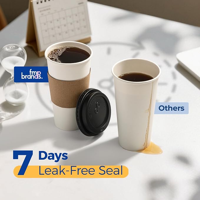 Fit Meal Prep 50 Pack 20 oz Disposable Coffee Cups - Image 4