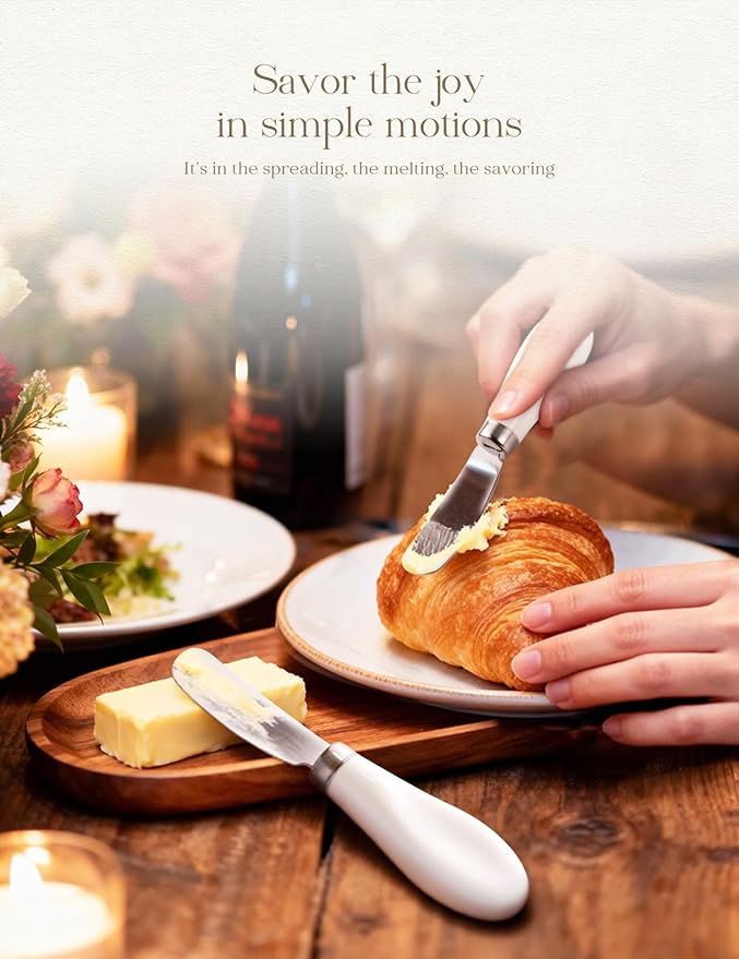 Stainless Steel Butter Spreader Knife 2 Pack - Image 6