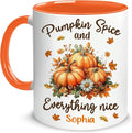 Hyturtle Personalized Fall Autumn Mug Gifts by Hyturtle