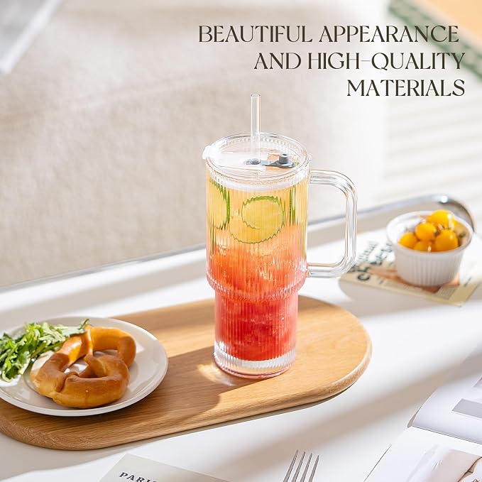 KEMORELA Large 26oz Clear Glass Mug - Image 2