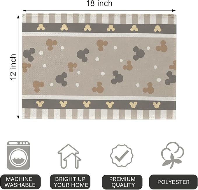 Seliem Grey Placemats Set of 4 - Image 2
