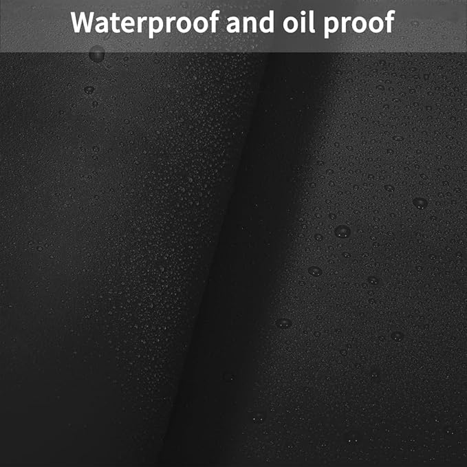 Leather Table Cover,1.8mm Thick,48x60 Inch Table Protector,Table Protector for Dining Room Table,Table Pads for Dining Room Table Rectangular.(Black+Black,48x60)
