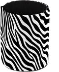 Leather Pen Holder for Desk, Zebra Print Pencil Cup Pen Organizer Makeup Brush by Unknown