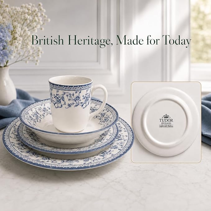 24-Piece Porcelain Dinnerware Set - Image 8