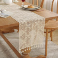 meioro Crochet Lace Table Runner, 12x64 Inch Boho Cotton Table Runners by meioro