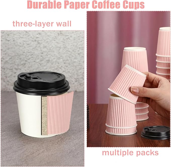 Uiifan 100 Set 4oz Disposable Espresso Cups - Image 3