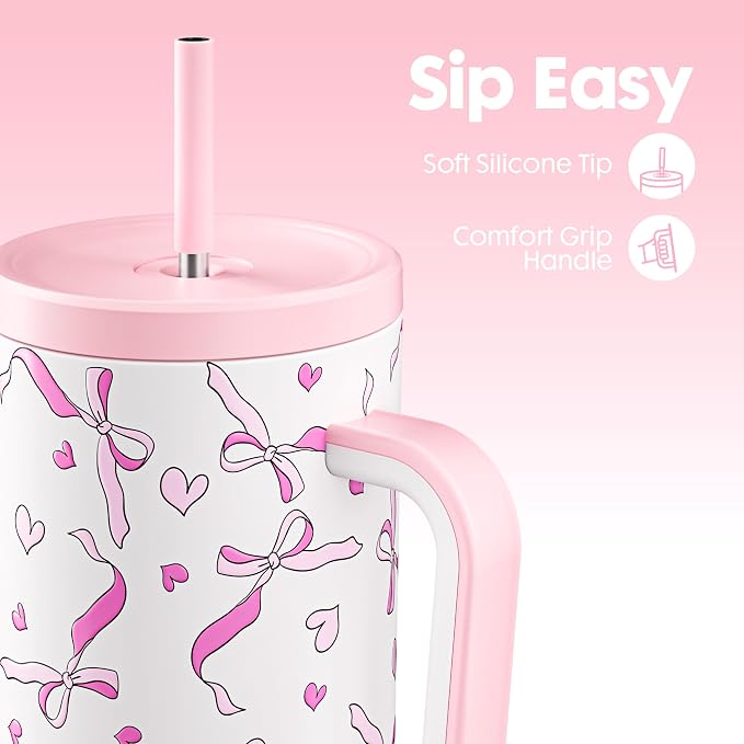 Meoky Glow in the Dark Tumbler: 40 oz Tumbler - Image 5