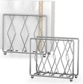 Napkin Holder for Table, 2 Pack Modern Metal Napkin Holders for Paper Napkins & by LWSFF
