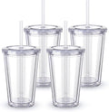 Zukro Clear Double Wall Plastic Tumbler by ZukroDrinkware