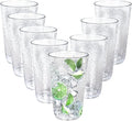 fulong 16 oz Plastic Highball Drinking Glasses, Unbreakable Plastic Cups by fulong