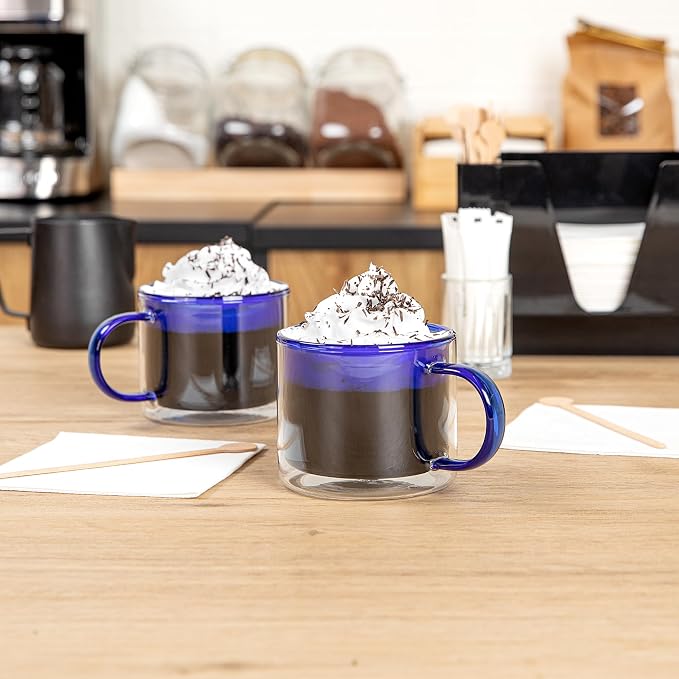 Restaurantware Coffee Cups 2 Pack of 11 oz Double Wall Glass Insulated Coffee - Image 7