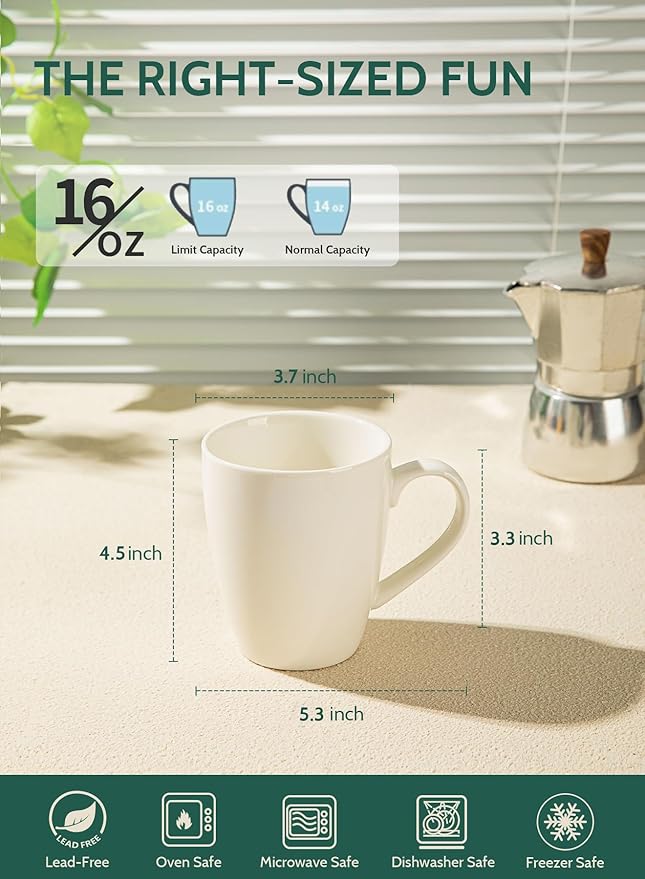 Sweese Porcelain Coffee Mugs - Image 4