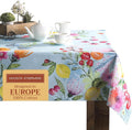 Maison d' Hermine Table Cloth Rectangle Table 100% Cotton 60 x 108 Inches Tablecloth Reusable Decorative for Dining Room Farmhouse Home Valentines Day Decorations Spring Summer - Jardin D'Ete - Mint
