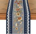Artoid Mode 210 GSM Fall Table Runner 13x90 Inch Home Party Decor | Blue by ArtoidMode