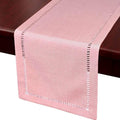 Grelucgo Large Handcrafted Solid Color Dining Table Runner, Double-Hemstitched by Grelucgo