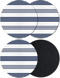 Modern Minimalist Art Coasters Set of 4, Absorbent Coasters by Unknown