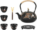 Dyna-Living Cast Iron Teapot 40.6oz Japanese Tea Kettle Set by Dyna-Living
