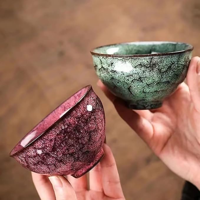 Ceramic Chinese Kung Fu Tea Set, Japanese Style Tea Cup, Yerba Mate Tea Set - Image 5
