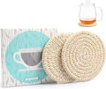 4.8" Drink Cotton Coasters Set of 2 by HIYALOT