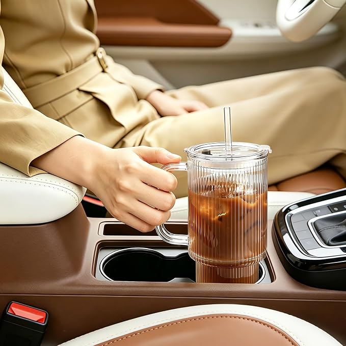 Iced Coffee Cups with Lids: Coffee Bar Accessories - Image 7