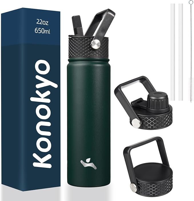 Konokyo 22 oz Insulated Stainless Steel Water Bottle by Konokyo