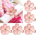 Patelai Set of 12 Rose Gold Napkin Rings Pink Napkin Ring Holders | Decorative by Patelai
