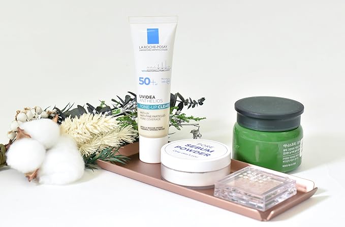 Aluminum Organizer Tray for Desk & Entryway - Minimalist Metal Catchall for Keys, Jewelry, Wallet | A7 Tall, Pink Gold | by PROGETTO2.70