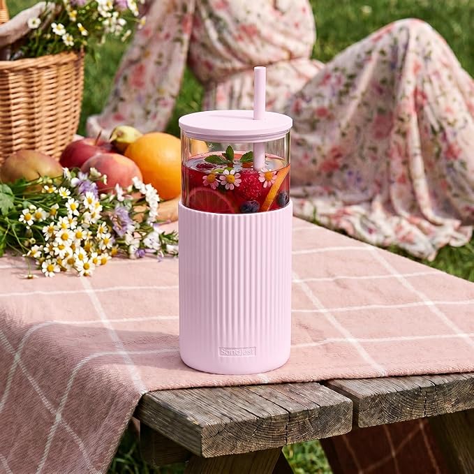 SANDJEST Glass Water Bottle - Image 6