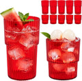 12 Pack Plastic Wine Glasses, 16 Oz Highball Glasses & 12 Oz Cocktail Glasses by Unknown