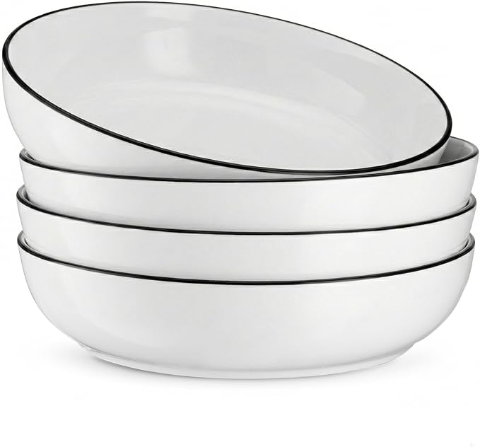 KooK Pasta Bowl, For Soups and Salads, Serving Bowls, Large Capacity, Microwave by Kook