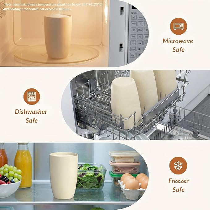 Homienly Wheat Straw Cups - Image 6