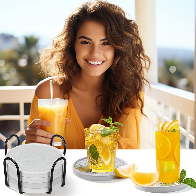 Photect Diatomaceous Earth Coasters Set - Image 6