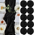 IVAPUPU Black Table Runner 120 Inches by IVAPUPU