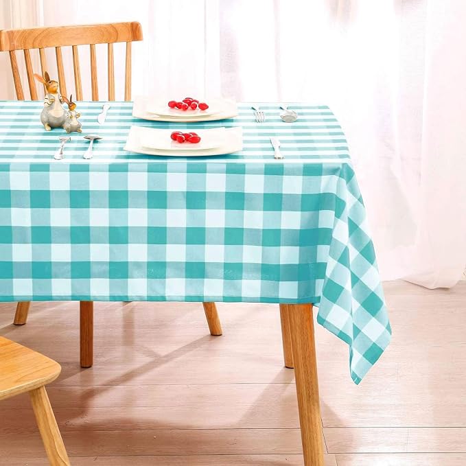 Checkered Tablecloth Rectangle, 30 x 60 Inch - Image 5