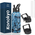 Konokyo 32 oz Insulated Stainless Steel Water Bottle by Konokyo