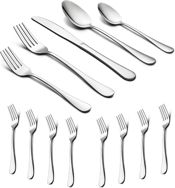 LIANYU 72-Piece Silverware Set by LIANYU