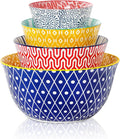 Selamica Ceramic Mixing Bowls, Nesting Bowls Set of 4 by Selamica